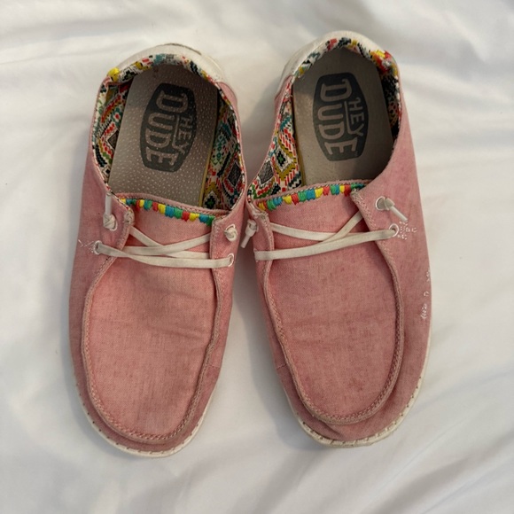 EUC Hey Dude Wendy Boho Rose Slip-on Shoes - Picture 7 of 8